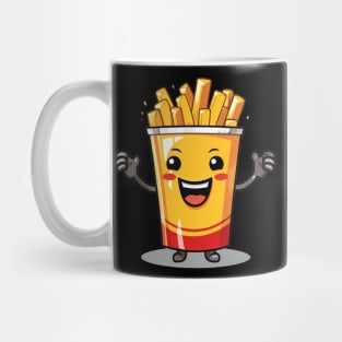 kawaii french fries T-Shirt cute potatofood Mug